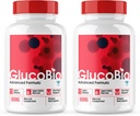 (Officiel 2 Pack) Glucobio kapsler, Glucobio Bio blodpiller Advanced Formel, Glucobio Alle naturlige ingredienser, Glucobio Maksimal styrke, Glucobio, Glucobio blod, Glycogen Support (120 Caps)