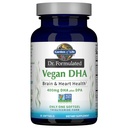Livets have Omega 3 Vegan DHA Kosttilskud Dr. Formuleret Vegan DHA, 400mg DHA & 90mg DPA i triglycerid form fra en enkelt kilde, Omega 3 Supplement for kvinders og mænds sundhed, 30 Softels