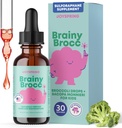 JoySpring Broccoli Supplement for børn er 124; Sulforaphane & Bacopa Monnieri Drops er 124; understøtter kognitiv funktion er 124; Vegan & Kid- Friendly