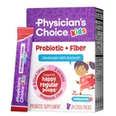 Lægens valg Kids Probiotisk + Prebiotic Fiber Packets (Age 1 +) - Understøtter Regularitet, Lejlighedsvis Forstoppelse & Et sundt fordøjelsessystem - Ingen Allergener eller Præservativer - Ikke aromatiseret - 24 Pack