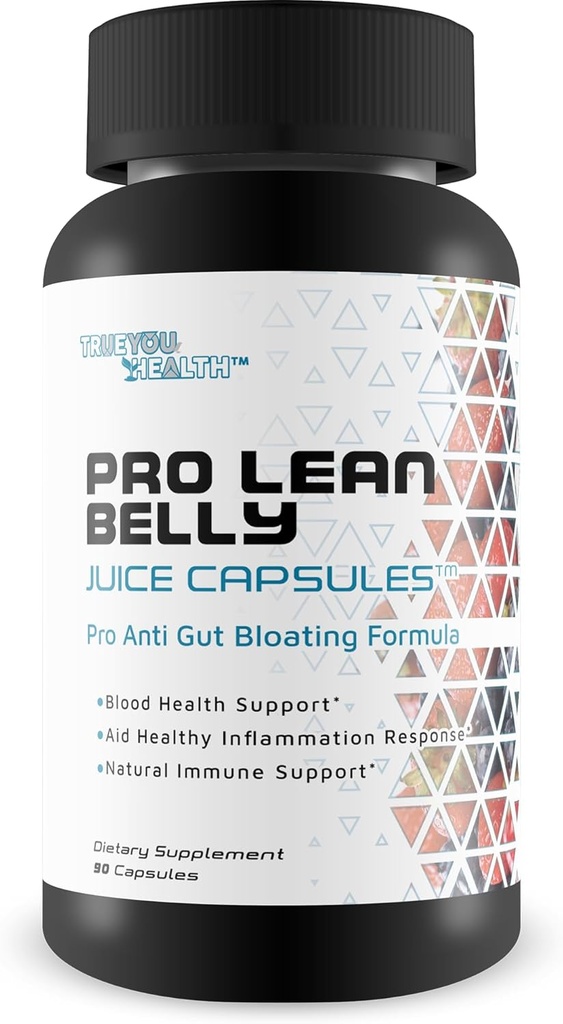 Pro Lean Belly Juice kapsler - Daglig rengøring supplement - Støtte fordøjelse sundhed, immunforsvar, regelmæssighed, & Samlet wellness - Detox Cleanse - Hjælp forbedret sundhed & energi - Med Psyllium & Aloe