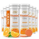 SIGNIFY NATUR C 1000mg Effervescent tabletter - Potent immunsupport VIT C med zink supplement - sukkerfri & Vegan Formella
