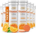SIGNIFY NATUR C 1000mg Effervescent tabletter - Potent immunsupport VIT C med zink supplement - sukkerfri & Vegan Formella