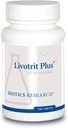 Bioteknik Forskning Livotrit Plus lever rense og afvænning Support Natural Non GMO Herbal Blend med mælk tidsel 180 tabletter