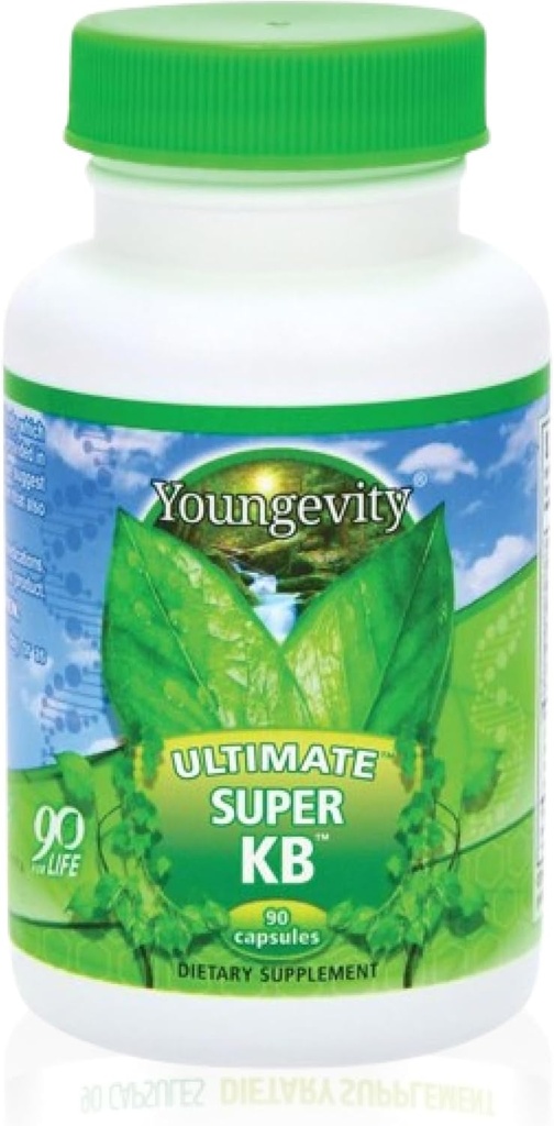 Youngevity Super KB - Proprietary Urinary Tract Health Supplement - Tranebær, Bilberry, Devil 's Claw, Horsetail & mere - Ancient Legacy - 90 kapsler