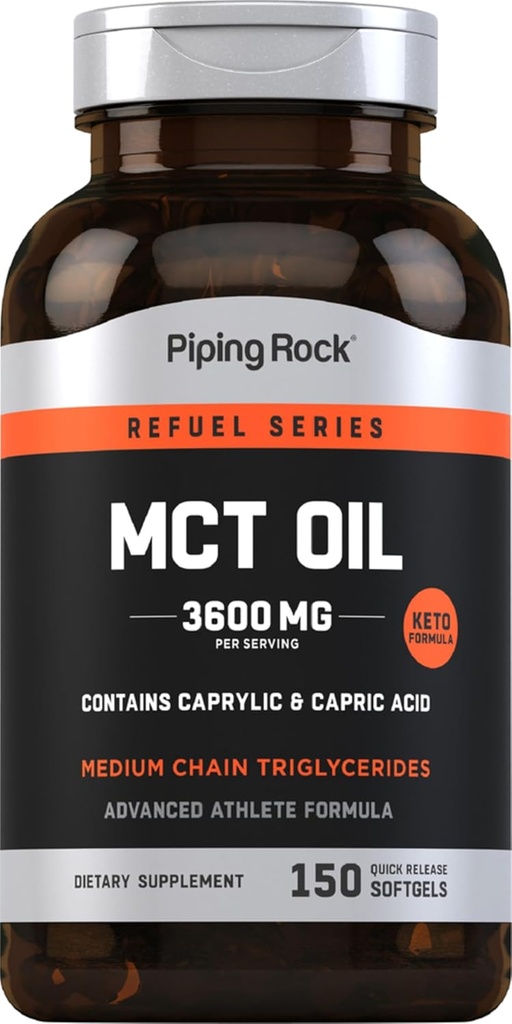 Piping Rock MCT Oil Softgel Capsules against 124; 3600mg