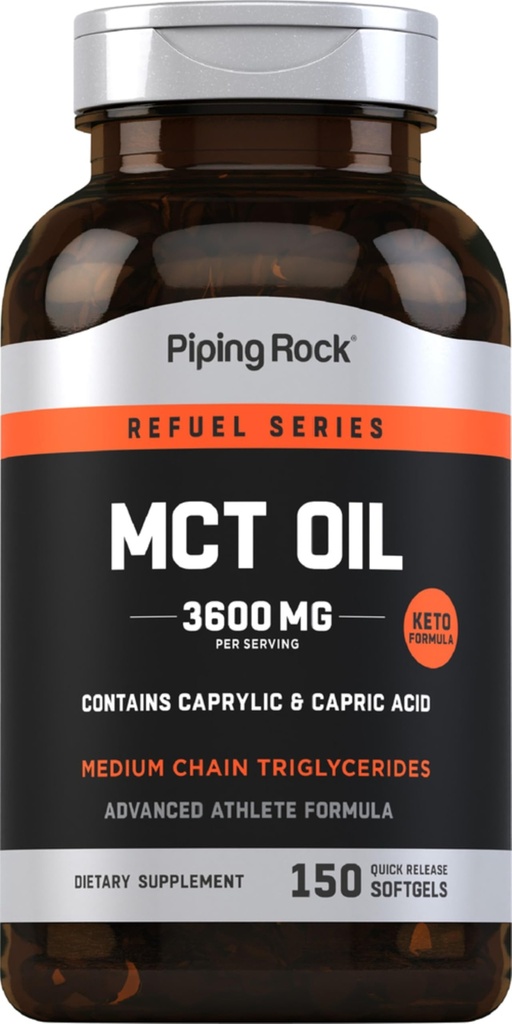 Piping Rock MCT Oil Softgel Capsules against 124; 3600mg