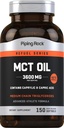 Piping Rock MCT Oil Softgel Capsules against 124; 3600mg