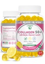 Lunakai USA Made Collagen Gummies for kvinder og mænd Over 50, Biotin & C-vitamin, Understøtter hud elasticitet, hår & negle Styrke, fælles støtte, 60ct
