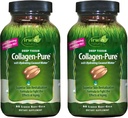 Irwin Naturals Deep Tissue Collagen-Pure – 80 Liquid Soft-Gels – Advanced Hydrolyzed Collagen + Joint & Skin Nourishment - 2 Pack