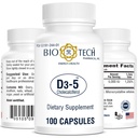 Bio Tech Vitamin D Capsule 53191024401 1 flaske, 100 per flaske