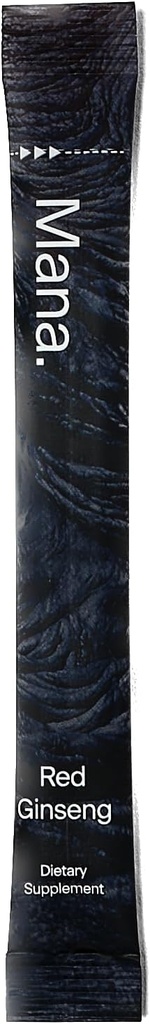 Olina Mana Fermented Koreansk Rød Ginseng Supplement - Daglig Synbiotisk Pulver med Prebiotika og Probiotika til kvinder og mænd - Energitilskud til stress Relief, Mood Support Supplement - 10 Tæl
