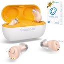 Hearing- Aids - Premium Rechargeable Hearing- Aid for Ældre / Senior Høretab med Superior Støj Annullering, Usynlige Hørehjælpemidler med opladning sag, lang levetid op til 150 timer