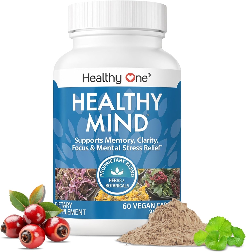 Sunde sind - Safe for Teens - Hjerne Fog - Kognitiv funktion - Koncentration - Fokus - Neurale optimering - Mood - Ginkgo Biloba - Ginseng - Rhodiola - Bacopa - Gotu Kola - Grøn te - 60 Greve