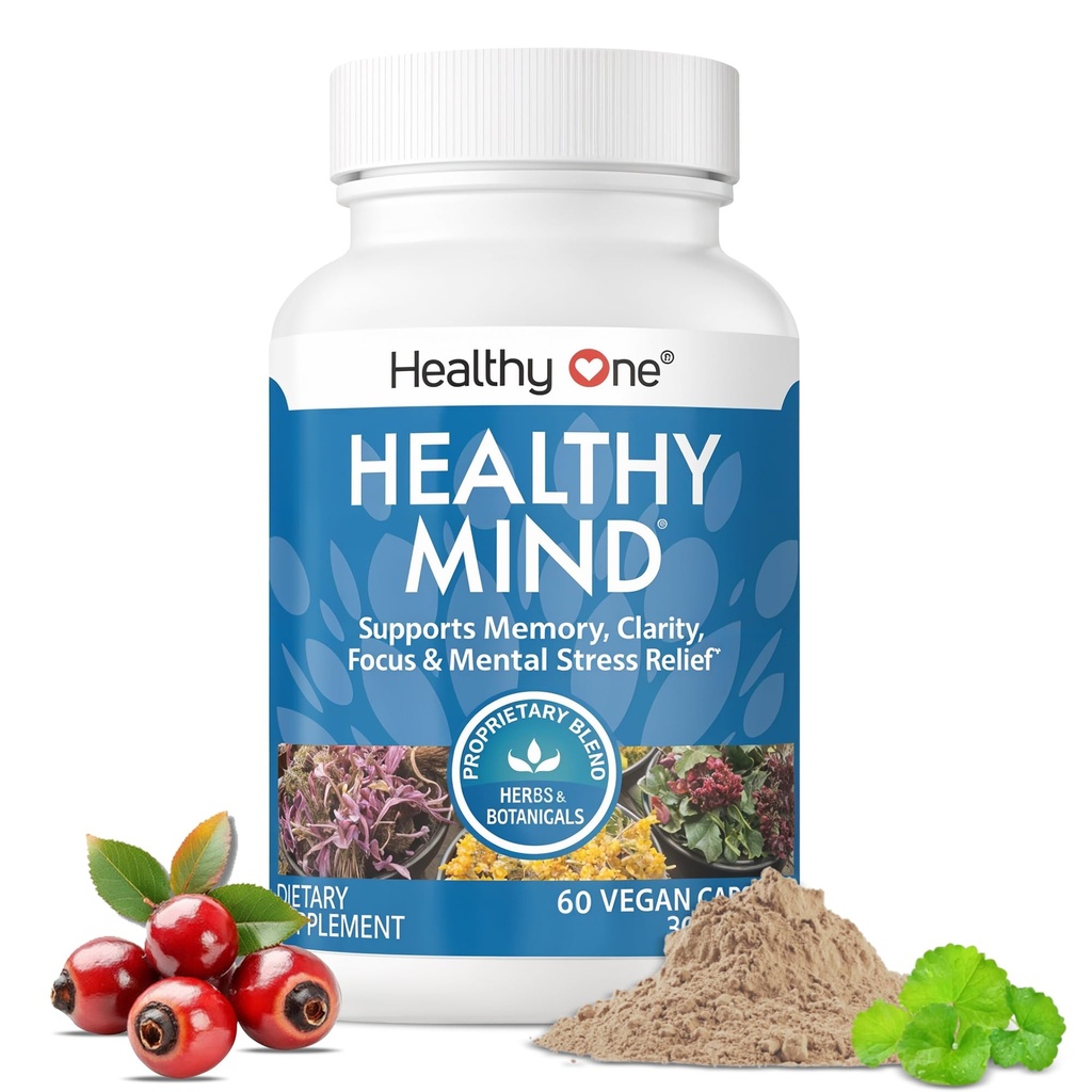 Sunde sind - Safe for Teens - Hjerne Fog - Kognitiv funktion - Koncentration - Fokus - Neurale optimering - Mood - Ginkgo Biloba - Ginseng - Rhodiola - Bacopa - Gotu Kola - Grøn te - 60 Greve