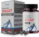 cosynee Himalayan Shilajit - Shilajit Kapsler, Shilajit for Mænd, Shilajit for Kvinder, 56% Fulvic Acid & 5% Piperine, 90 Caps