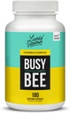 LIVELY VITAMIN CO. Travl Bee - Meget biotilgængelig vitamin B Kompleks med Cholin - Energi - Stress - Hjerne Fog - Mental Klarhed - Oxidativ skade - Dairy Soy Gluten Free - 180 Veganske kapsler