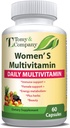 Tomy & Company Gluten- Free Vegetar Women 's Multivitamin med zink, B6, B12, Biotin og mere - hår, hud & negle, ben sundhed, immunforsvar, kvinders daglige vitamintilskud kapsler