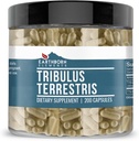 Earthborn Elements Tribulus Terrestris 200 Kapsler, Pure & Ufortyndet, Ingen tilsætningsstoffer