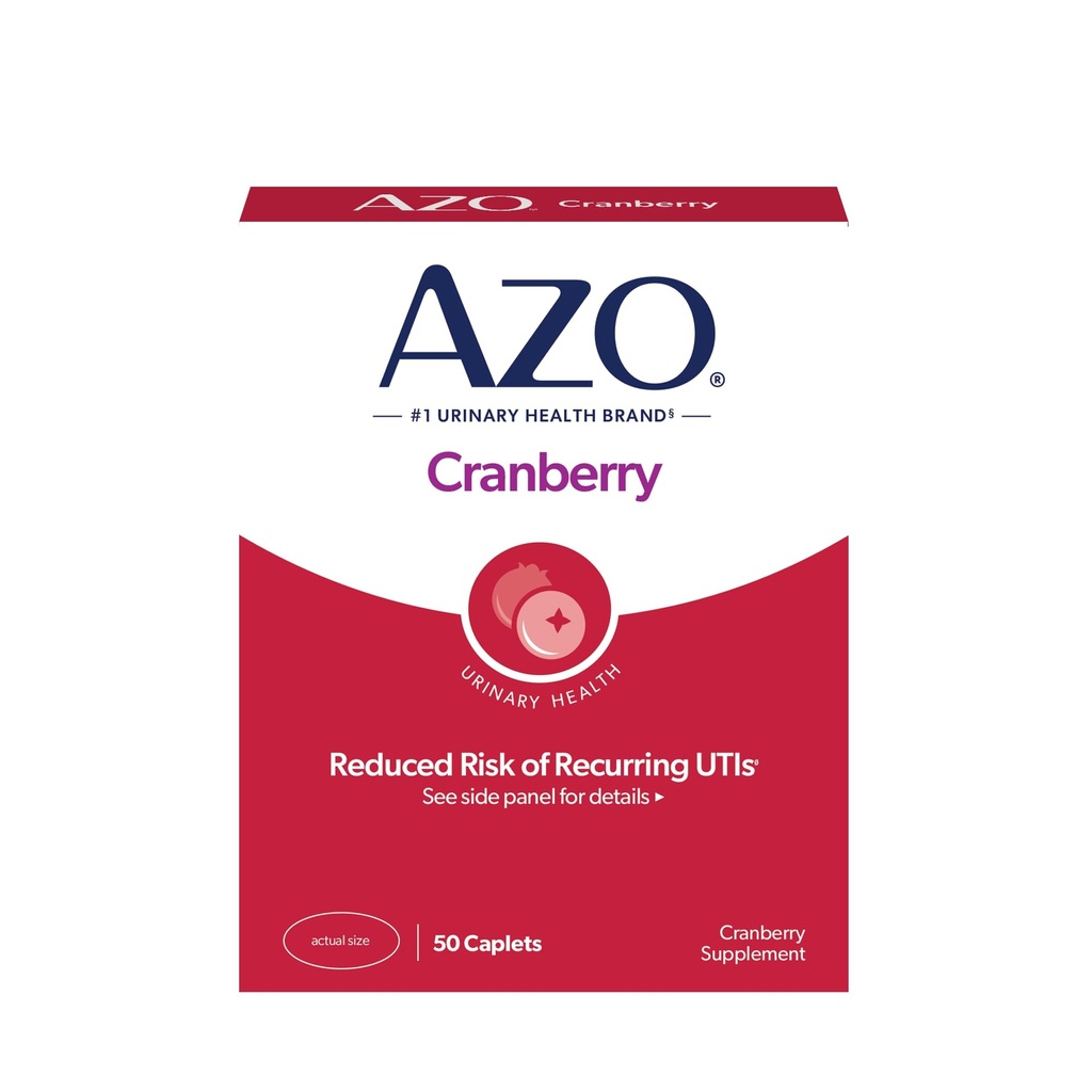 AZO Cranberry piller til Urinary Tract sundhed for kvinder og mænd, Voksen Cranberry supplement, sukkerfri, non-GMO, 50 Softgel kapsler