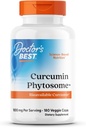Læger Bedste Curcumin Phytosome, Bioavailable Curcumin, Non- GMO, Gluten Free, Soy Free, Vegan, 1000mg, 180 Veggie Caps