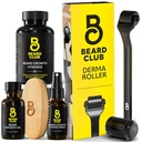 The Beard Club Derma Roller & Essential Beard Kit - Beard Roller, Beard Oil, Beard Spray, Beard Vitamin