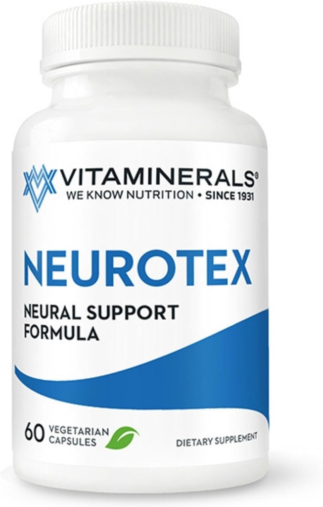 Vitamin ® 119 Neurotex ™ - 124; - understøttelse af nervesystemet & stress relief; - 124; - Calm Mind - 124; - Positive Mood - 124; - 60 - vegetariske kapsler