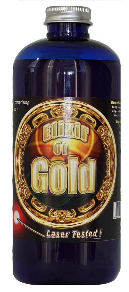 Elixir of Gold, 8 oz., 240 PPM Concentrate by Silver Mountain Minerals (Medical Renhed Sølv, De fleste biotilgængelige kolloidally Suspenderet Nano Particles)