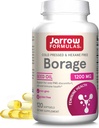 Jarrow Formulas Borage 1200 mg - 120 Softgels - Kilde til GLA - Borage Oil Supplement - for hud sundhed & immunsystem support, Mild PMS discomfort support - op til 120 Serveringer