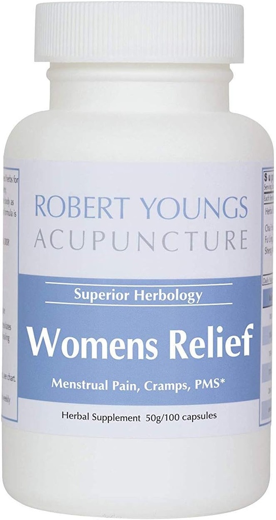 Kvindernes Relief - Bedste Herbal PMS, menstruation ubehag & Periode Cramping Reliever (100 kapsler)