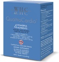 WHC QuattroCardio Omega-3 1200 mg, vitamin D3 1000 IE, EPA 600 mg, DHA 495 mg, vitamin K2 90 mcg, CoQ10 100 mg, Natural Orange, 30 Fish Oil Softgels, 30 CoQ10 Softgels & 30 Pearl Tablets Vitamin K2 + D3