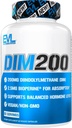 EVL Diindolylmethan Supplement for mænd - Avanceret DIM 200mg med Dim Plus Bioperine for forbedret absorption - Vegan Non- GMO Hormone Balance Supplement for forbedret energi næring og ydeevne
