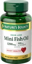 Nature 's Bounty Mini Fish Oil Softels, Burpless Fish Oil Omega 3 Kosttilskud, Understøtter Heart Health, 90 Softels (Pack of 1)