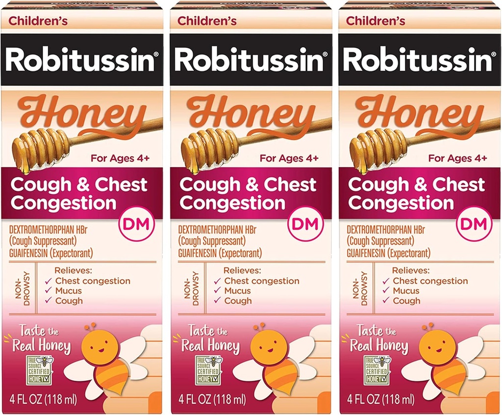 Robitussin Children 's Honey Hough & Chest Congestion DM