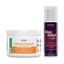 Jigsaw Health Bundle, 124; Adrenal Cocktail, 60 Servere (Jar), og MagRelief, 5 Ounces (Lotion)