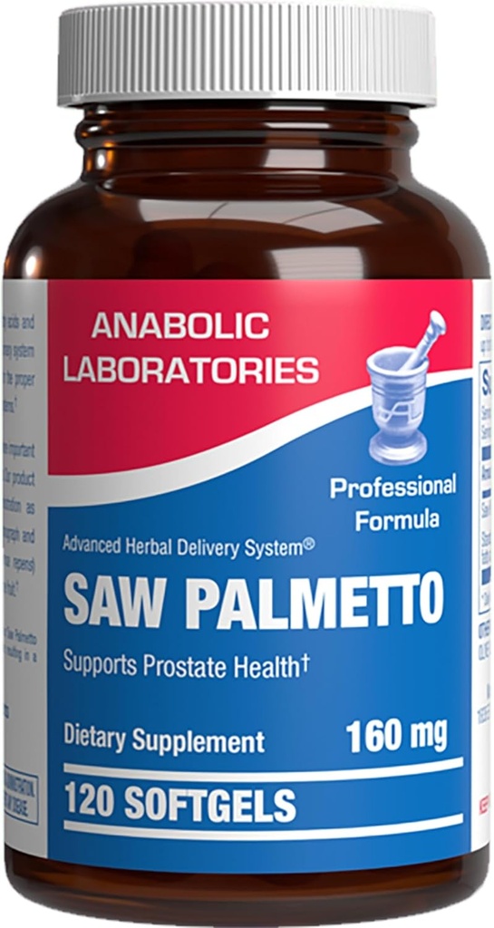 Høj Absorption Sav Palmetto for mænd - Urværk og prostata sundhed supplement til mænd med Saw Palmetto ekstrakt - Non- GMO & Lavet i USA i cGMP faciliteter - Op til 120 Servering
