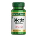 Naturens Bounty Biotin Hår Hud og negle Vitaminer, Understøtter sundt hår, hud og negle, 10.000 mcg, 120 Softgels (Pack of 1)