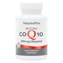Natures Plus Beyond CoQ10- 200 mg Ubiquinol - 30 Let at synke Softels - High Potency, High Absorption Supplement, Promoes Heart Health, Antioxidant - 30 Serveringer
