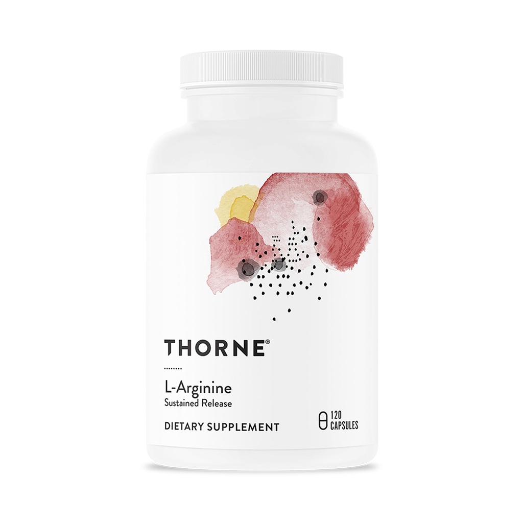 THORNE - L- Arginin Vedvarende Release (Tidligere Perfusia- SR) - Support Heart Function, Nitrogen Oxide Production & Optimal Blood Flow * - 60 Serveringer