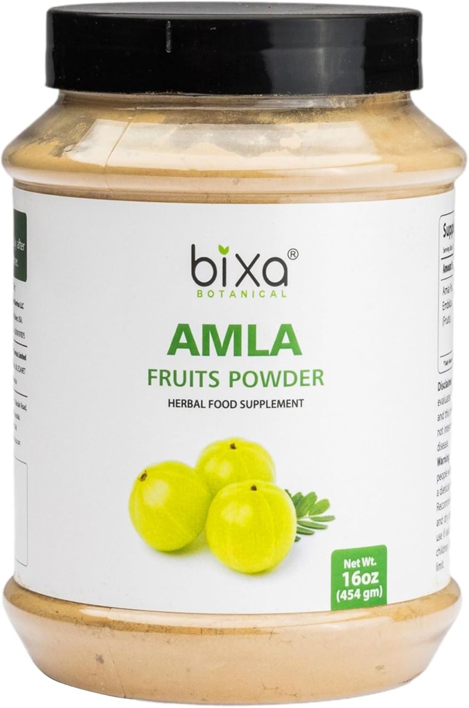 bixa BOTANIC Amla Powder (Empilica officinalis), 1 Pund (16 Oz)