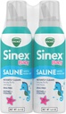 Vicks Sinex Baby Saline Nasal Spray, Drug Free Gentle Nasal Mist, Straks Clears Everyday Stuffy Little Noses, Soothes & Hydrates, Safe For Daily Use, Gentle For All Age, 5 OZ x 2