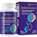 300 Millioner AFU Akkermansia Probiotisk for kvinder & mænd, Akkermansia Muciniphila for mere GLP-1 Produktion, fordøjelsesbesvær, Gut & immunforsvar, Gut fordøjelsesfunktion, 60 Greve
