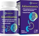 300 Millioner AFU Akkermansia Probiotisk for kvinder & mænd, Akkermansia Muciniphila for mere GLP-1 Produktion, fordøjelsesbesvær, Gut & immunforsvar, Gut fordøjelsesfunktion, 60 Greve
