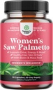 Extra Strength Saw Palmetto for Women 500mg - DHT Blocker for Women 30- Day Supply - Hår Vitaminer til hårtab supplement - Pure Saw Palmetto Uddrag kapsler med Maca Root & Biotin - 90 Kapsler