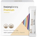 Daejang Sarang (Premium, 30 Sticks) - Psyllium Husk kostfibre supplement til fordøjelse sundhed & Forstoppelse Relief. Plantbaserede naturlige ingredienser, let formel 4,960mg.