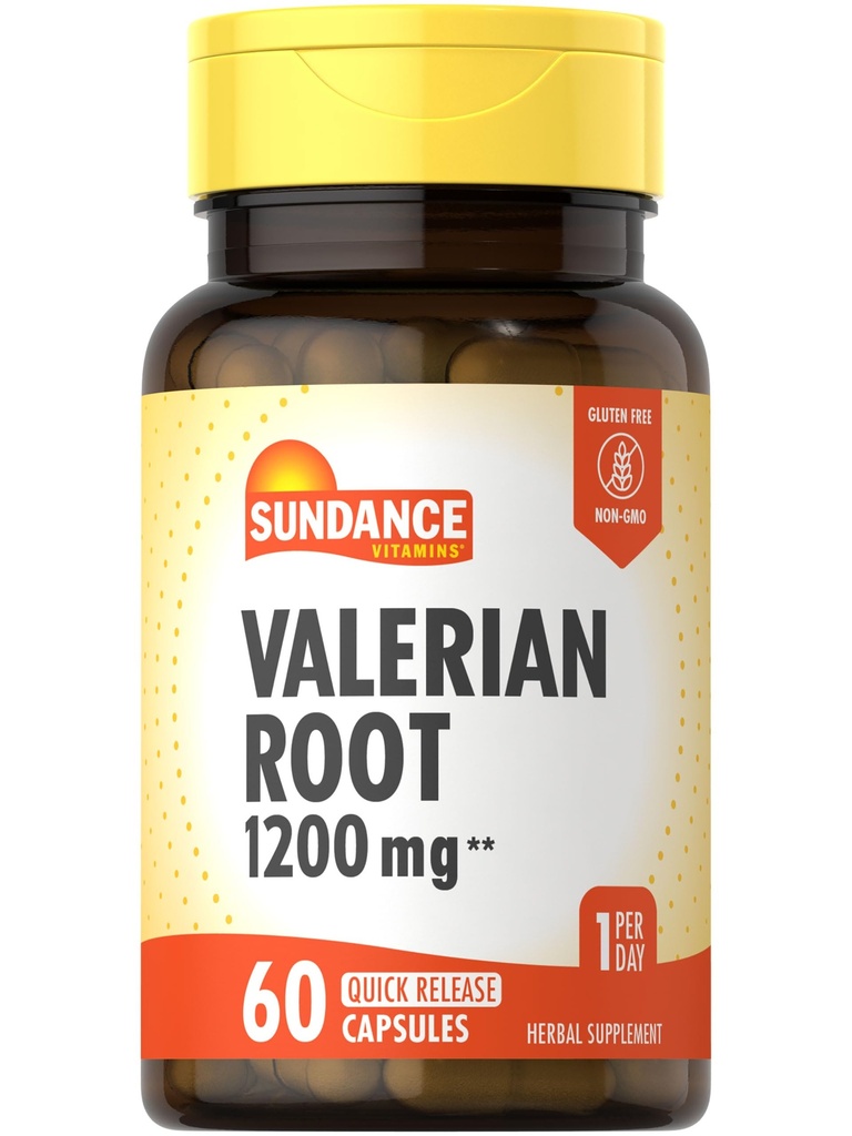 Sundance Valerian Root Supplement- 124; 1,200mg
