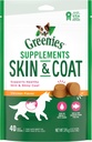 GRØNNE Hud & Coat Kosttilskud med Fish Oil & Omega 3 Fedtsyrer, 40-greve kylling-Flavor Soft Chews til voksne hunde af alle størrelser