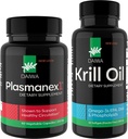 Daiwa Plasmanex 1 - blodcirkulation supplement + Daiwa Krill Oil - Omega 3 Krill Oil Kapsler