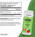 NaturalSlim Magicmag Pure Magnesium Citrate Powder - Stress, Obstipation, Muscle, og Heart Support Medical Strawberry & Lime Flavored Magnesium Supplement - 8oz Drink Mix (3 Pack)