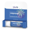 LIFE-FLO MigraZap Magnesium Roll On w/Magnesium Chloride, Lavender Essential Oil, Peppermint Essential Oil - Massage onto Temples, Forehead and Neck to Help Soothe The Mind, 60-Day Guarantee, 0.24oz